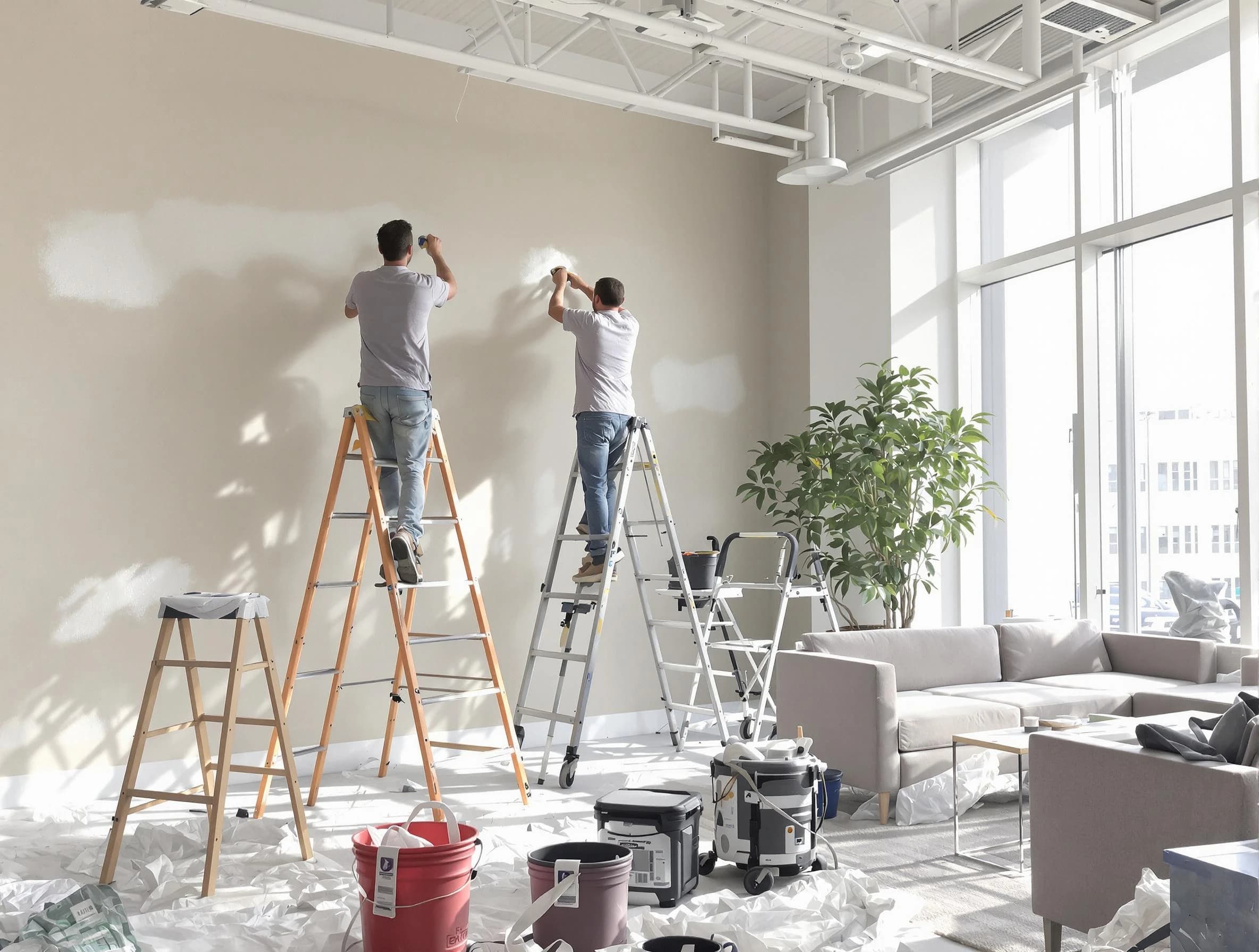 Wadsworth House Painters delivering commercial painting services in Wadsworth, OH