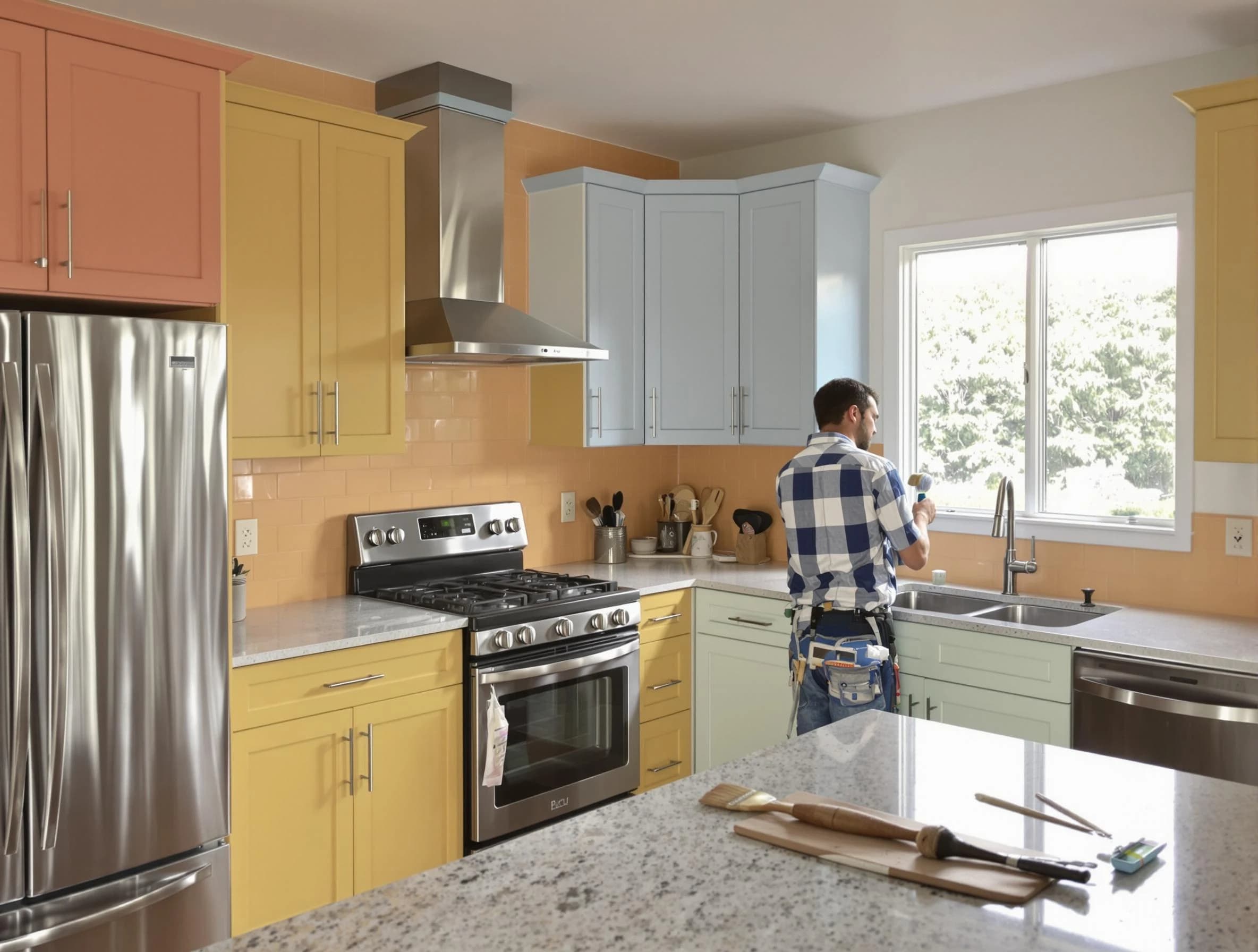 Kitchen and Cabinet Refinish in Wadsworth